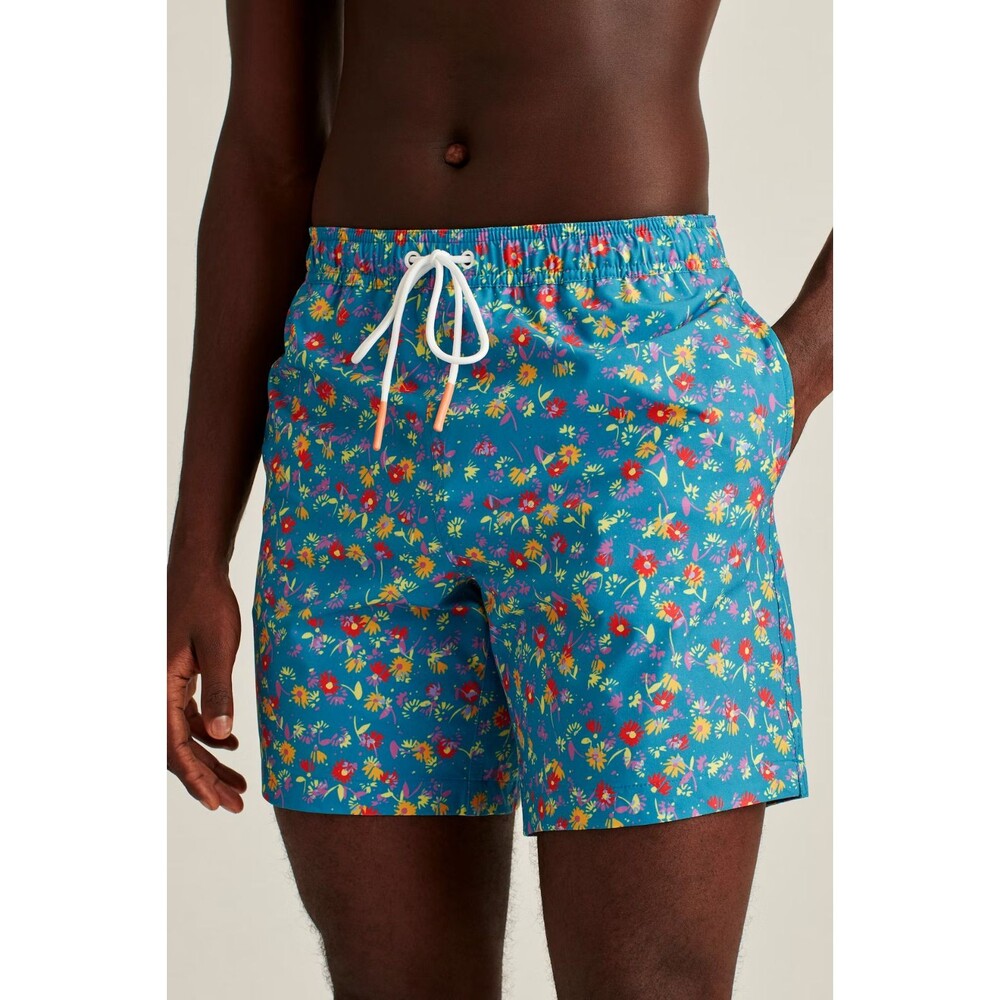 Bonobos Riviera Recycled Swim Trunks Men's Shorts Floral Storm Print XXL 255347